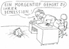 Cartoon: Morgentief (small) by Jan Tomaschoff tagged depression