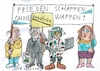 Cartoon: ohne Waffen (small) by Jan Tomaschoff tagged frieden,rüstung,waffen,pazifismus