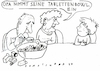 Cartoon: Opa (small) by Jan Tomaschoff tagged gesundheit,alter,medikamente,polypharmazie