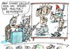 Cartoon: Präsidialdemokratie (small) by Jan Tomaschoff tagged demokratie,diktatur