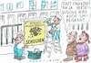 Cartoon: Schuldenministerium (small) by Jan Tomaschoff tagged finanzen,haushalt,staatsschulden