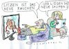 Cartoon: Sitzen (small) by Jan Tomaschoff tagged gesundheit,bewegung