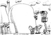 Cartoon: specht (small) by Jan Tomaschoff tagged specht,akw,atomkraftwerk,atomkraft,fukushima