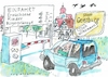 Cartoon: Stadtfinanzen (small) by Jan Tomaschoff tagged stadt,kasse,schulden