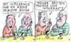 Cartoon: Toleranz (small) by Jan Tomaschoff tagged toleranz,intorelanz,freunde,menschen,moral