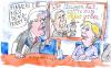 Cartoon: Visionen (small) by Jan Tomaschoff tagged gesundheitsreform patienten krankenkassen koalition merkel schmidt steinmeier