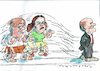 Cartoon: Wahlkampf (small) by Jan Tomaschoff tagged cdu,grüne,spd,scholz