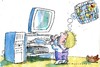 Cartoon: Weltbild (small) by Jan Tomaschoff tagged internet,pc,weltbild
