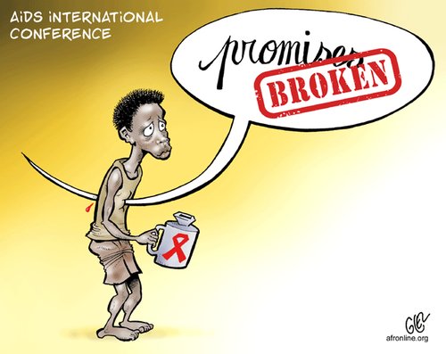 Cartoon: AIDS International Conference (medium) by Damien Glez tagged aids,international,conference