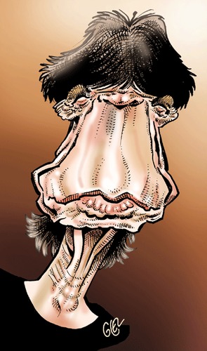 Cartoon: Mick Jagger (medium) by Damien Glez tagged mick,jagger,rolling,stones