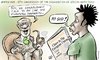 Cartoon: Africa Day (small) by Damien Glez tagged africa,day,european,union