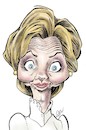Cartoon: Hillary Clinton (small) by Damien Glez tagged hillary,clinton