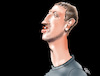 Cartoon: Mark Zuckerberg (small) by Damien Glez tagged mark,zuckerberg,facebook