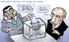 Cartoon: RDC and Russia (small) by Damien Glez tagged democratic,repbublic,congo,rdc,russia,putin
