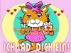 Cartoon: Cartoon Einladungskarte (small) by FeliXfromAC tagged nice,animals,tiere,tier,logos,sympathiefiguren,mascots,wallpapers,characters,characterdesign,figuren,hey,melde,dich,whimsical,felix,alias,reinhard,horst,reinhard,horst,design,line,red,love,herzen,beziehung,aachen,katze,cat,party,greeting,card,stockart,ein