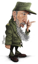 Cartoon: Fidel Castro (small) by Tiaggo Gomes tagged fidel castro caricature tiaggo