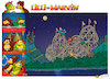 Cartoon: Lilli und Marvin - Achterbahn (small) by salinos tagged lilli,marvin,angst,achterbahn,kirmes,jahrmarkt