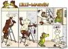 Cartoon: Lilli und Marvin - Die Tapete (small) by salinos tagged lilli,marvin,tapete,tapezieren,renovieren,salinos,salinoscartoon