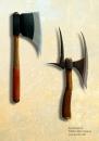Cartoon: Axes - Concept Artwork (small) by volkertoons tagged volkertoons volker dornemann illustration concept art fantasy games rpg weapons weapon arms arm waffen waffe beil beile axt äxte axe axes