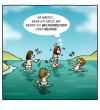 Cartoon: Walking on Water (small) by volkertoons tagged jesus,water,childhood,wasser,kindheit,cartoon,volkertoons