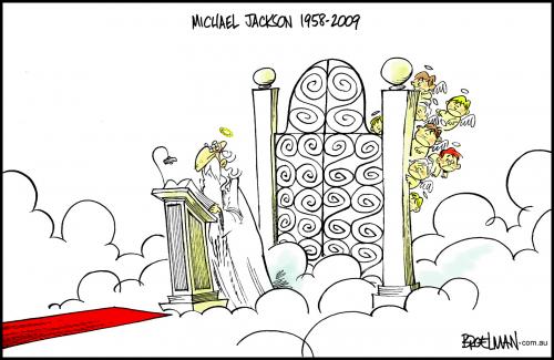 Cartoon: Michael Jackson (medium) by Broelman tagged michael,jackson,jacko,whacko