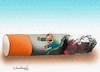 Cartoon: Cigarettes (small) by halisdokgoz tagged cigarettes