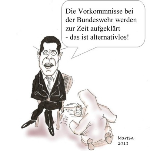 Cartoon: Problem Bundeswehr (medium) by quadenulle tagged cartoon