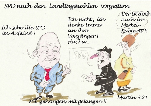 Cartoon: SPD im Aufwind ?? (medium) by quadenulle tagged olaf,scholz,wahlkampf,pandemie,desaster,finanzämter,wirtschaftliche,hilfen
