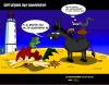 Cartoon: Gastspiel auf Hiddensee (small) by Tricomix tagged vogelgrippe bremer stadtmusikanten hiddensee insel grippe krankheit
