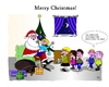 Cartoon: Merry Christmas (small) by Tricomix tagged christmas santa claus gifts children fir surprise