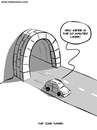 Cartoon: The Time Tunnel (small) by Ahmedfani tagged cartoon,time,tunnel