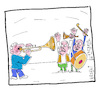 Cartoon: Der Ton macht die Musik II (small) by Hayati tagged davul,zurna,trommel,musikinstrumenten,lustig,humor,cartoon,hayati,boyacioglu,hb,berlin