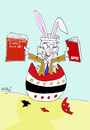 Cartoon: Frohe Ostern ! (small) by Hayati tagged sarazin sarrazin thilo spd mitgliedschaft partei sozial demokrat sosyal almanya deutschland germany berlin hayati boyacioglu demokratie