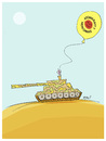 Cartoon: POLITIK (small) by Hayati tagged geschaeft politik siyaset panzer krieg war cdu regierung saudi arabien hayati boyacioglu berlin