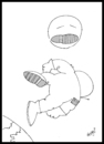 Cartoon: Good by Armstrong ! (small) by Hayati tagged neil,armstrong,apollo,landung,mond,hayati,boyacioglu