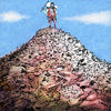 Cartoon: mountain (small) by Young Sik Oh tagged cartoon,humor,mountain