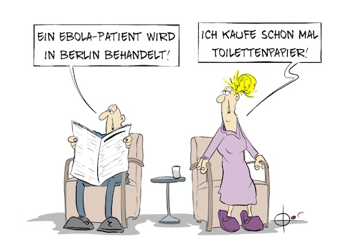 Cartoon: 20260510-EbolaPatient (medium) by Marcus Gottfried tagged ebola,seuche,krise,pandemie,afrika,toilettenpapier,corona,erfahrung,charite,berlin,usa,arzt,ansteckung,ebola,seuche,krise,pandemie,afrika,toilettenpapier,corona,erfahrung,charite,berlin,usa,arzt,ansteckung