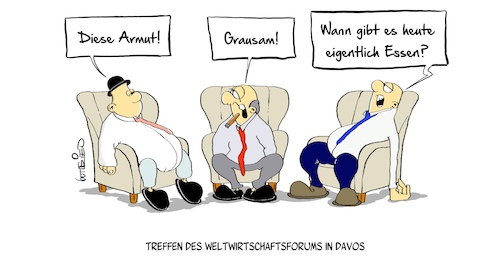 Cartoon: Davos (medium) by Marcus Gottfried tagged weltwirtschaftsforum,davos,treffen,wirtschaft,empathy,armut,reichtum,weltwirtschaftsforum,davos,treffen,wirtschaft,empathy,armut,reichtum