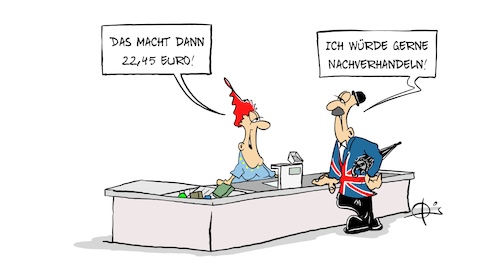 Cartoon: Nachverhandeln (medium) by Marcus Gottfried tagged brexit,boris,johnson,nachverhandeln,verhandlung,eu,europa,brexit,boris,johnson,nachverhandeln,verhandlung,eu,europa