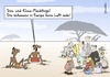 Cartoon: Klimaflüchtling (small) by Marcus Gottfried tagged flucht,flüchtlinge,einwanderung,klima,erderwärmung,afrika,europa,grenze,besserung,marcus,gottfried,cartoon,karikatur