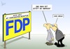 Cartoon: neue FDP (small) by Marcus Gottfried tagged fdp,neu,anders,neuwahl,spitze,führung,veränderung,gelb,lindner,rössner,landtag,landtagswahl