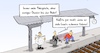 Cartoon: Schwarzfahren (small) by Marcus Gottfried tagged bahn,db,gewinn,umsatz,fahrgäste,verlust,zukunft,preis,fahrkarte