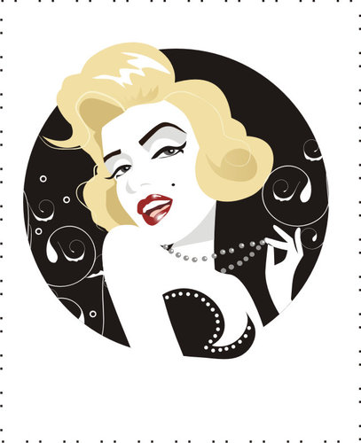 Cartoon: Marilyn Monroe III (medium) by Nicoleta Ionescu tagged marilyn,monroe