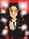 Cartoon: Michael Jackson (small) by Nicoleta Ionescu tagged michael jackson