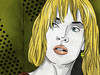 Cartoon: Uma (small) by Nicoleta Ionescu tagged portret uma thurman kill bill tarantino blond bad girl woman