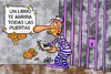 Cartoon: EL LIBRO (small) by SOLER tagged libro preso llave