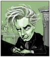 Cartoon: Conductor Herbert von Karajan (small) by frostyhut tagged vonkarajan herbertvonkarajan conductor classical classicalmusic music