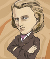 Cartoon: Johannes Brahms (small) by frostyhut tagged brahms,music,classical,composer,german