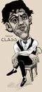 Cartoon: Philip Glass (small) by frostyhut tagged philip,glass,composer,american,film,score,music