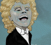 Cartoon: Sir Simon Rattle (small) by frostyhut tagged rattle classical conductor music